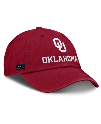 Nike - Men's Crimson Oklahoma Sooners 2025 Sideline Club Adjustable Hat