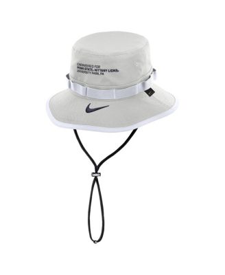 Men's Gray Penn State Nittany Lions 2025 Sideline Apex Boonie Performance Bucket Hat