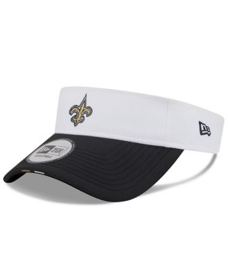 New Era - Men's White/Black New Orleans Saints 2025 NFL Training Camp Adjustable Visor Hat