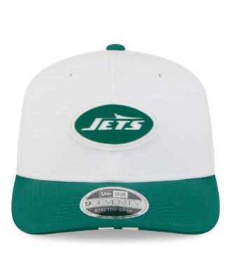 Men's White/Green New York Jets 2025 NFL Training Camp 9SEVENTY Adjustable Hat