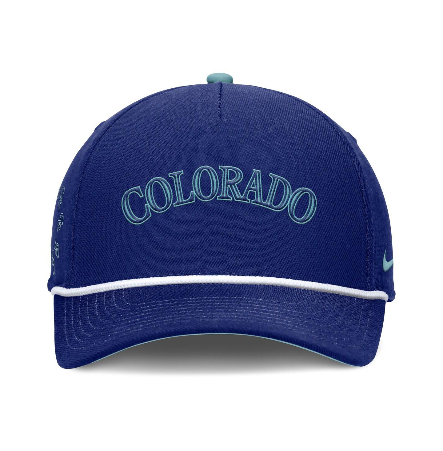 Мужская кепка Nike Royal Colorado Rockies Father's Day Rise Adjustable Hat — фото 2