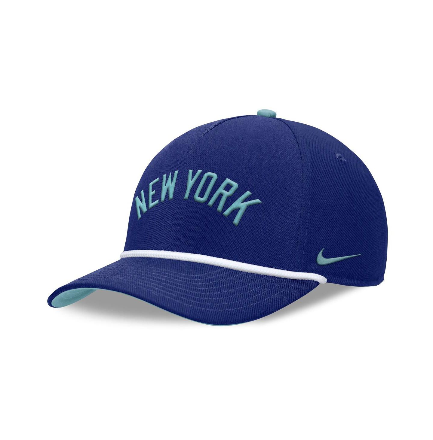 Мужская кепка Nike Royal New York Yankees Father's Day Rise Adjustable Hat — фото 2
