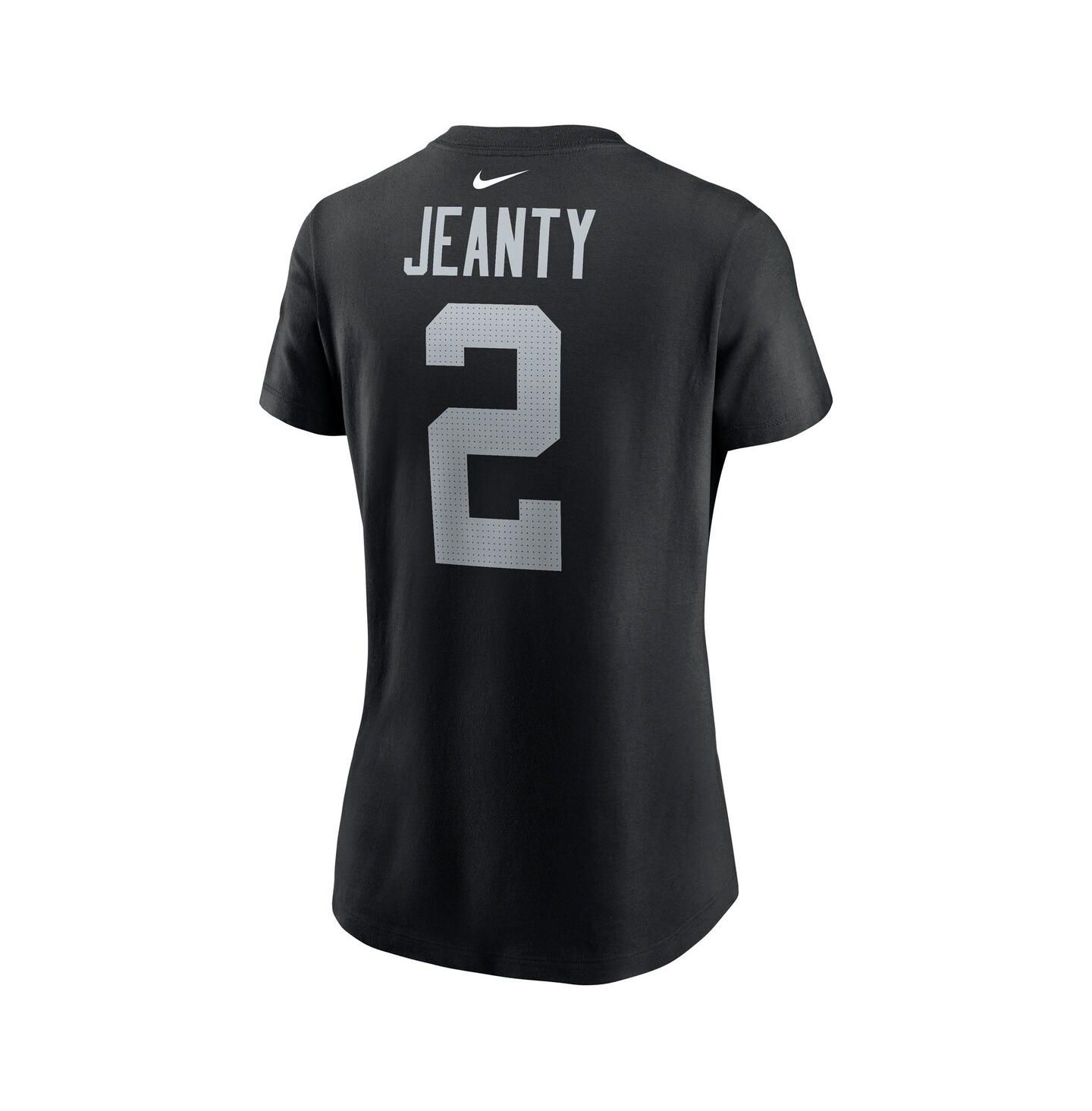 Женская футболка Nike Ashton Jeanty Black Las Vegas Raiders 2025 NFL Draft First Round Pick Name & Number — фото 3