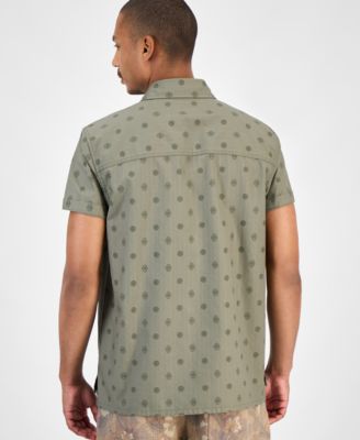 Men's Printed Short-Sleeve Shirt, Macy's Exclusive