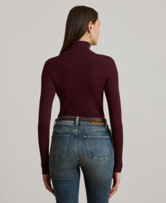 Ribbed Turtleneck Sweater