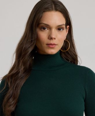Ribbed Turtleneck Sweater