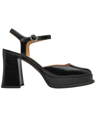 Women's Sculpted-Heel Platform Pumps