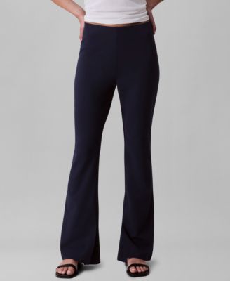 Calvin Klein - Women's Stretch Crepe Pull-On Pants