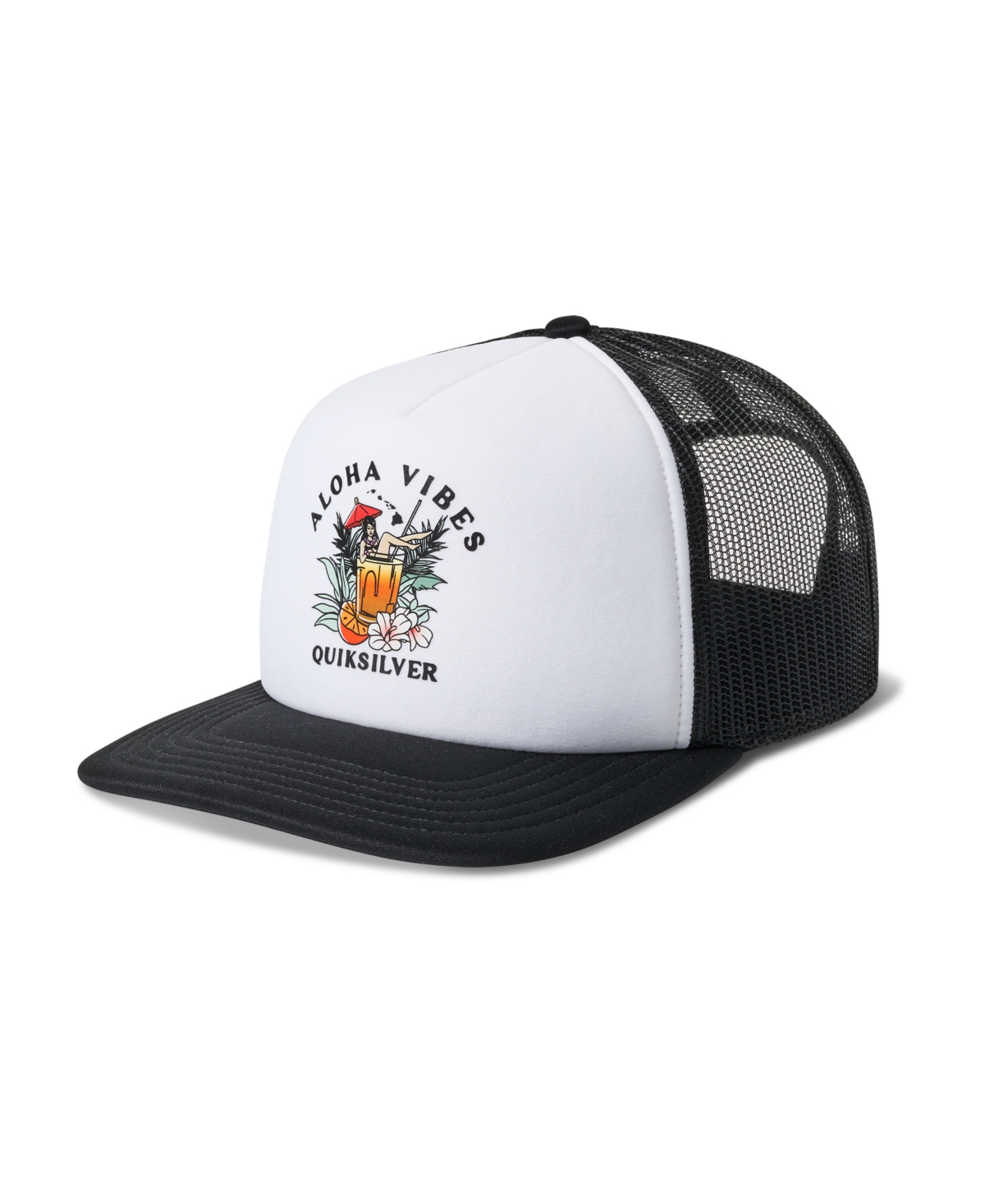 Men's Hi Vibing Trucker Hat - White