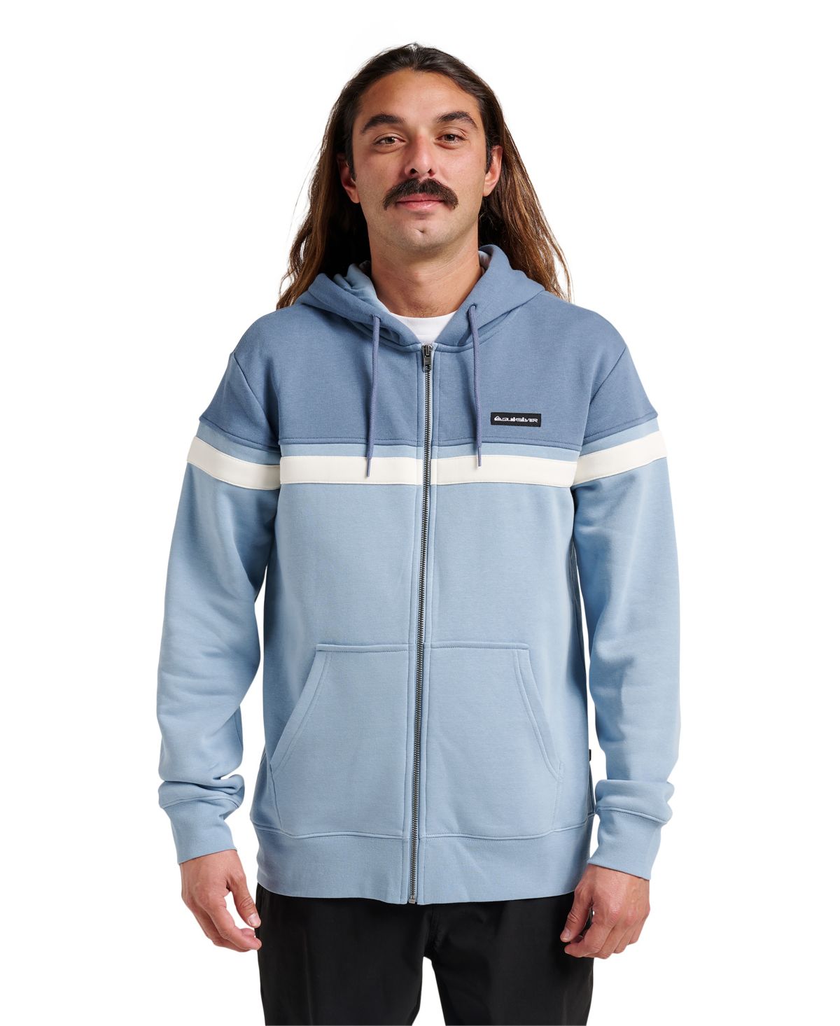 Мужская толстовка с капюшоном на молнии для серфинга