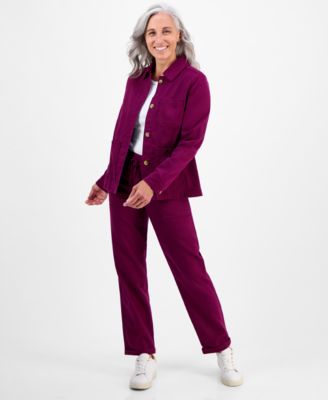 Petite Twill Jacket, Macy's Exclusive