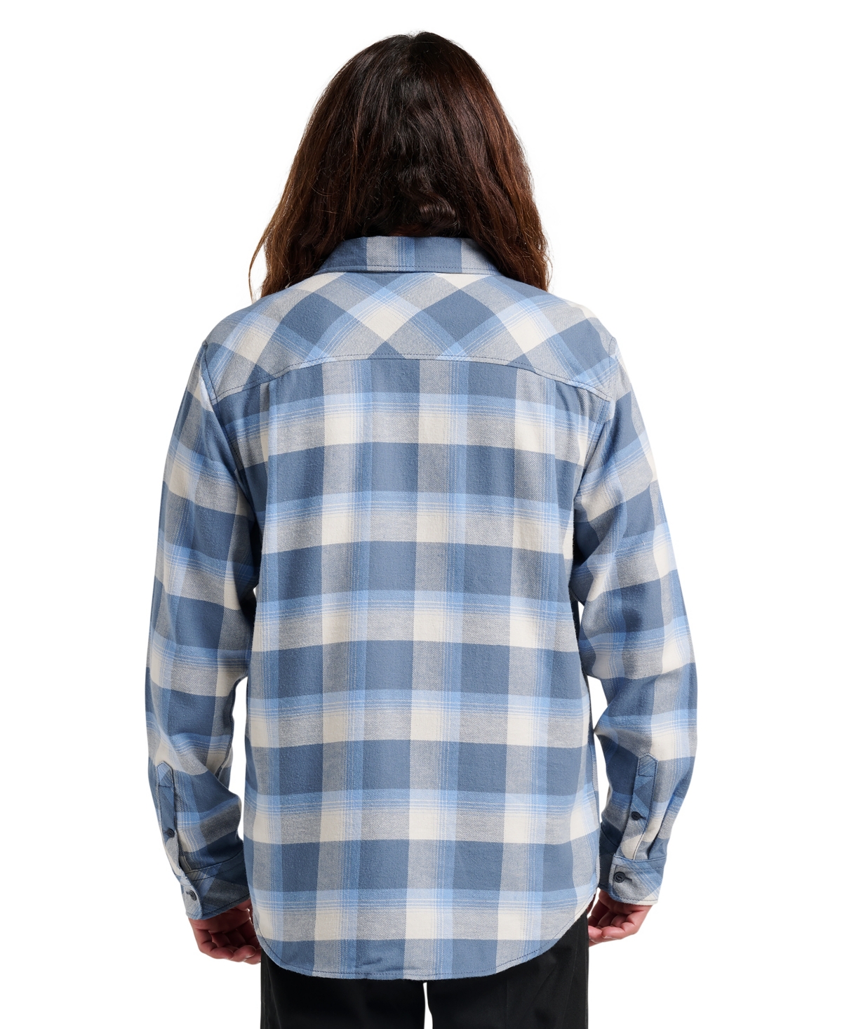 Quiksilver Penmar Check Cotton Flannel Button-up Shirtr In Blue