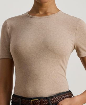 Women's Stretch Cotton Crewneck Tee