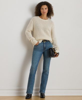 Women's Herringbone Oversize Sweater