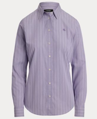 Women's Classic-Fit Striped Broadcloth Shirt