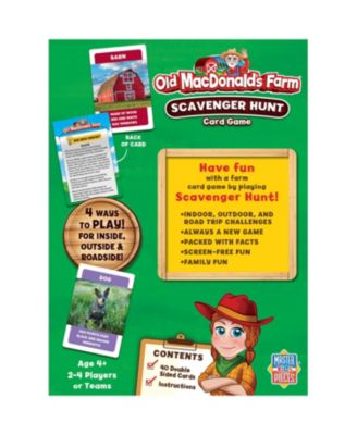 Old MacDonald's Farm - Scavenger Hunt Card Game
