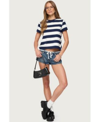 Women's Valetta Oversized Striped T Shirt