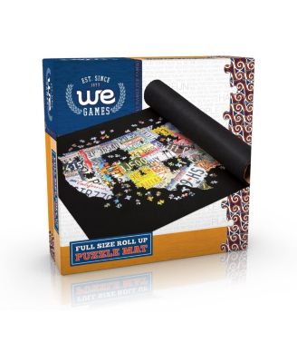 Roll Up Jigsaw Puzzle Felt Mat & Folding Cardboard Tube