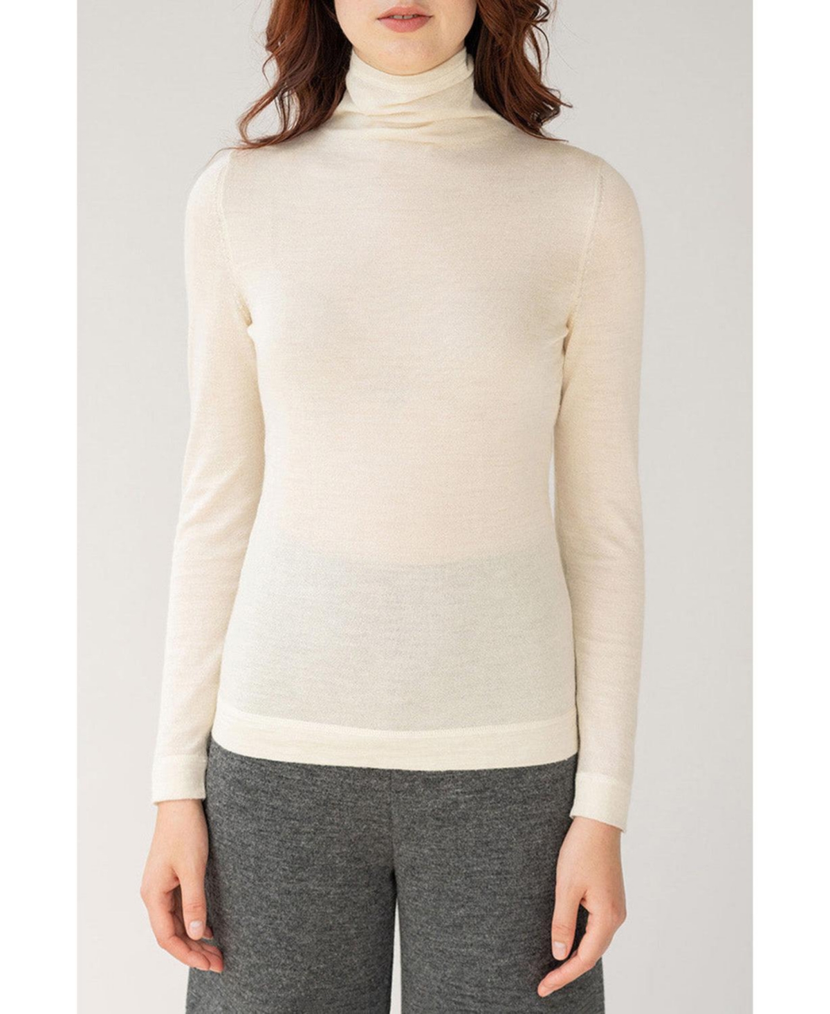 Women's 's Turtle Neck Sweater - Black