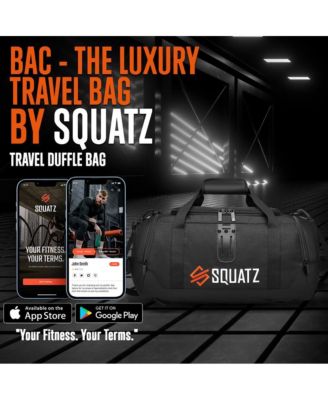 Travel Duffle Bag Pack, Foldable Overnight Bag with Compartments, Tear-Resistant Carry-On