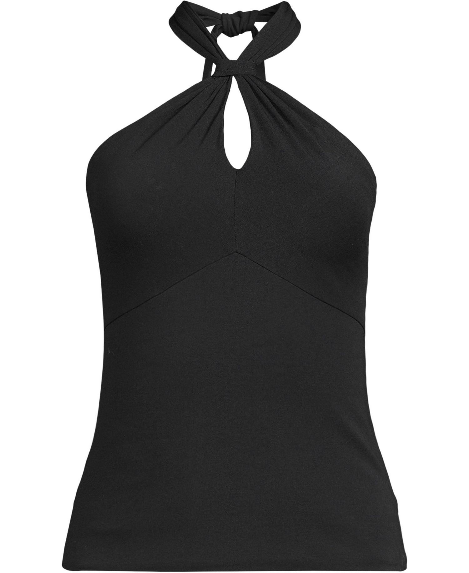 Women's Slender Twist Front Halter Top