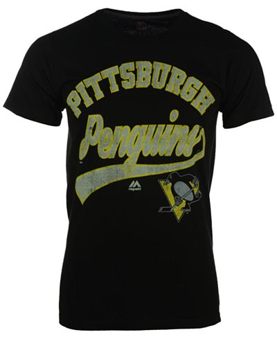 Majestic Men's Pittsburgh Penguins Vintage Inspired Performance T-Shirt