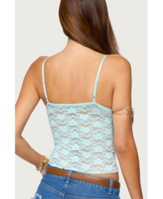 Women's Eira Sheer Lace Tank Top