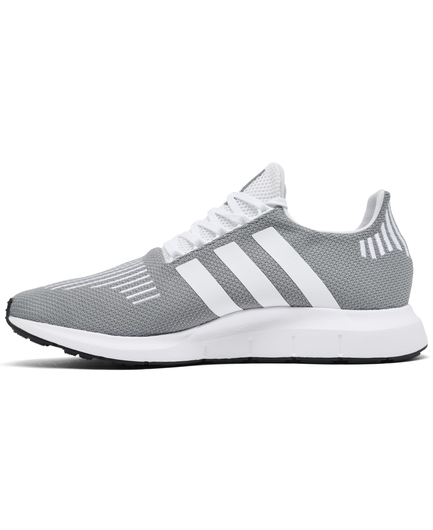 Мужские повседневные кроссовки adidas Swift Run 1.0, цвет: Серый / Белый — фото 3