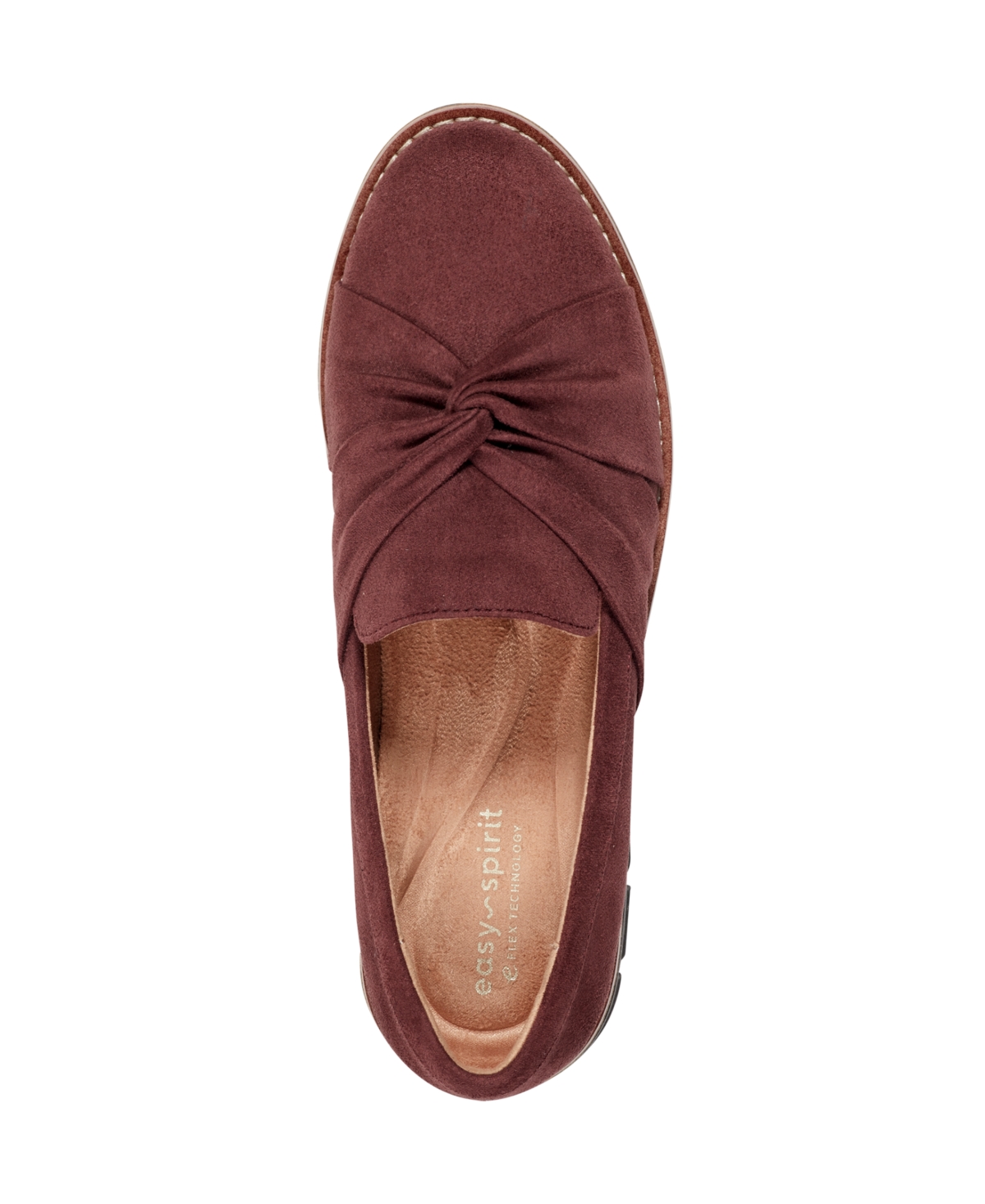 Easy Spirit Women's Vitalia Eflex Ruched Slip-on Loafers In Red