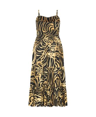Plus Size Kehlani Print Maxi Dress