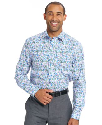 Men's Botanical Floral Dress Shirt