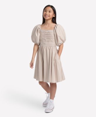 Girls Emerson Puff Sleeve Mini Dress