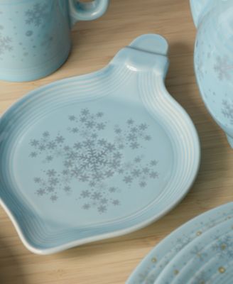Sky Snowflakes Ornament Shaped Plate, Exclusively at Macy's