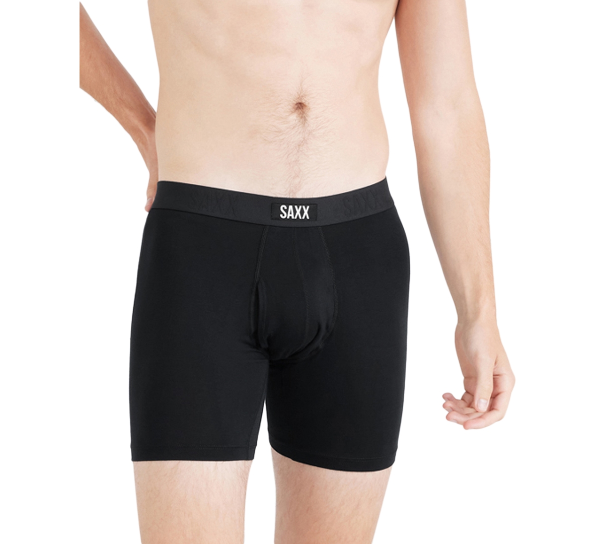 Saxx Men's Vibe Xtra Soft Comfort 2-pk Boxer Briefs In Black