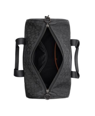 Men's Theo Signature Jacquard Duffle Bag