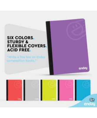 Composition Notebooks College Ruled Paper, Pink Hard Cover Composition Notebook, Premium Lined Composition Books, 100 Sheets Ruled Notebook