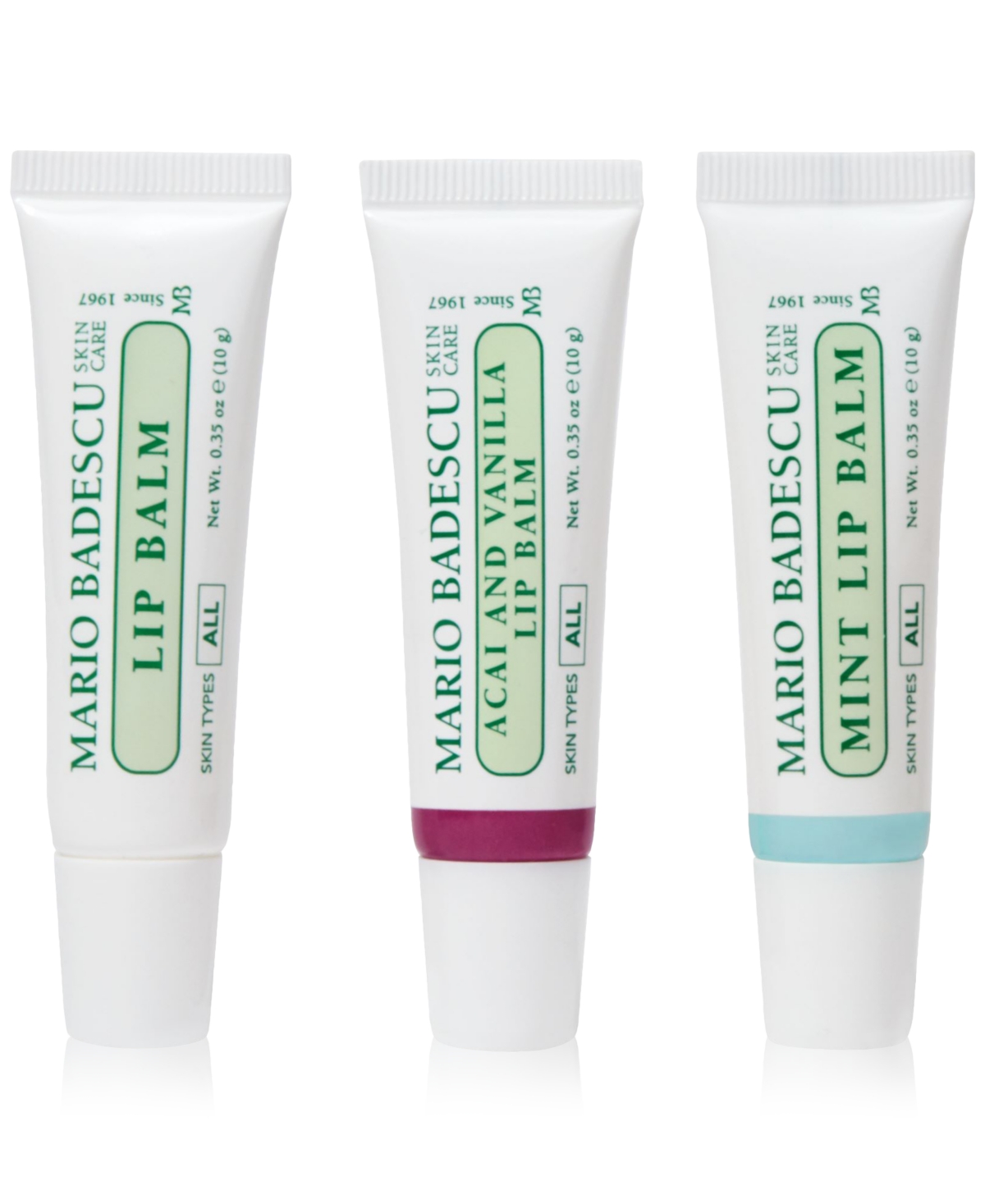 Mario Badescu 3-pc. Lip Balm Set In Transparent