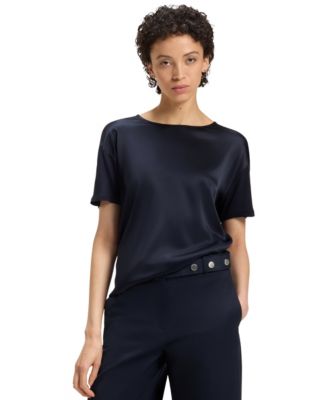 Hugo Boss - Women's Stretch-Silk Regular-Fit T-Shirt
