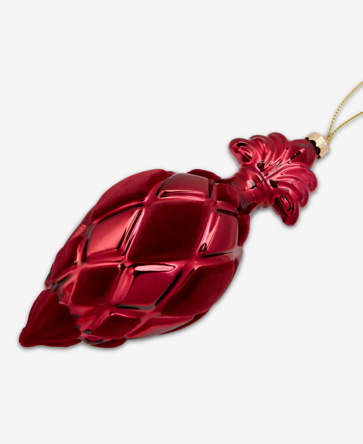 Holiday Lane Berry Tones Red Bauble Ornament, Macy's Exclusive