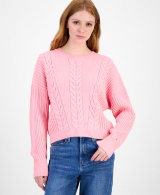 Women's Traveling Cable Sweater