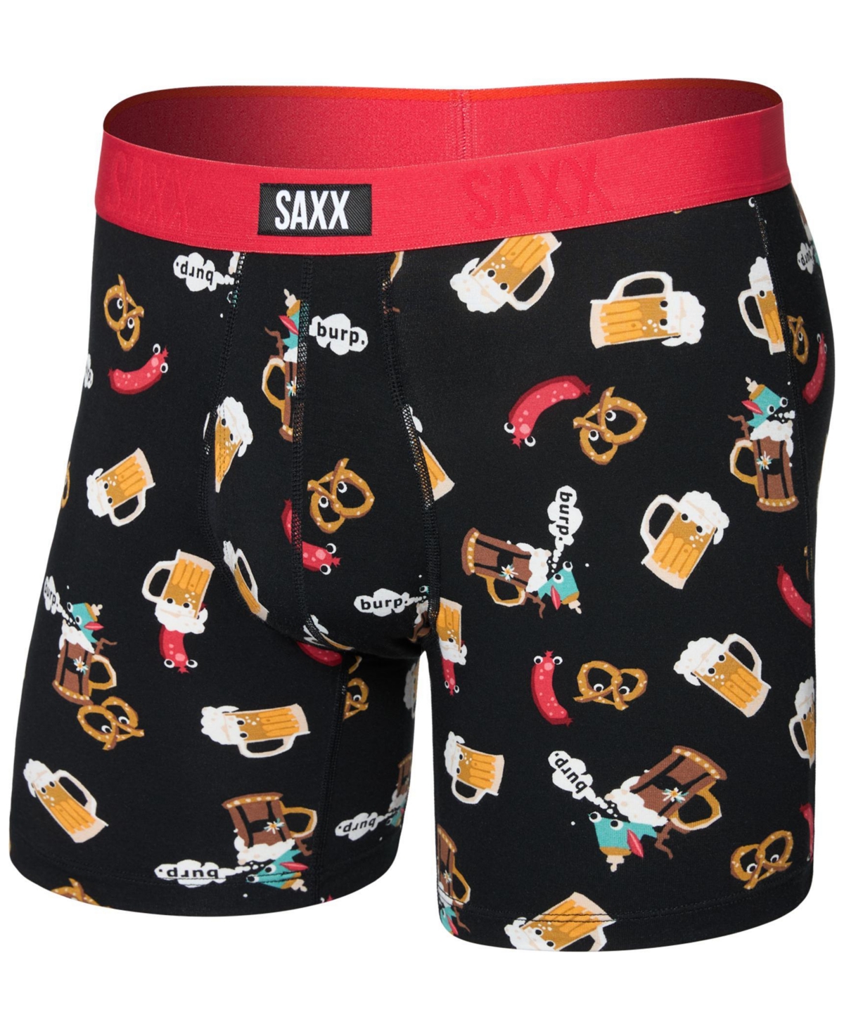 Saxx Vibe Xtra Soft Comfort Boxer Briefs In Black
