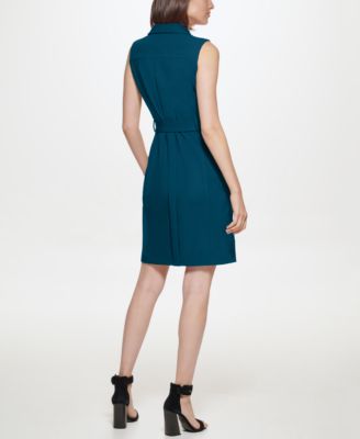 Women's Scuba Crepe Sleeveless Dress