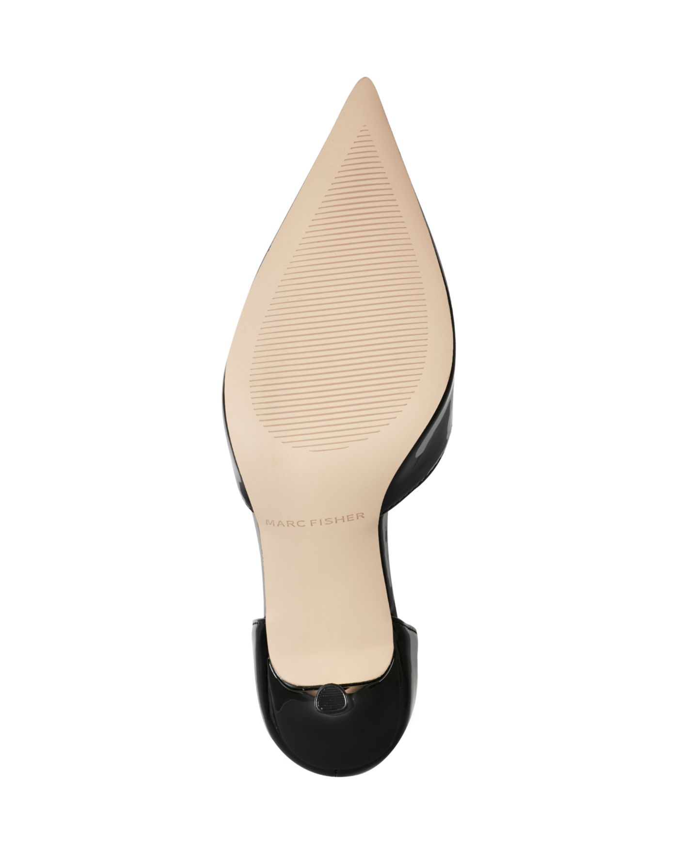 Женские туфли Marc Fisher Rvker Two-Piece Stiletto Pumps, цвет: Чёрный лаковый — фото 5