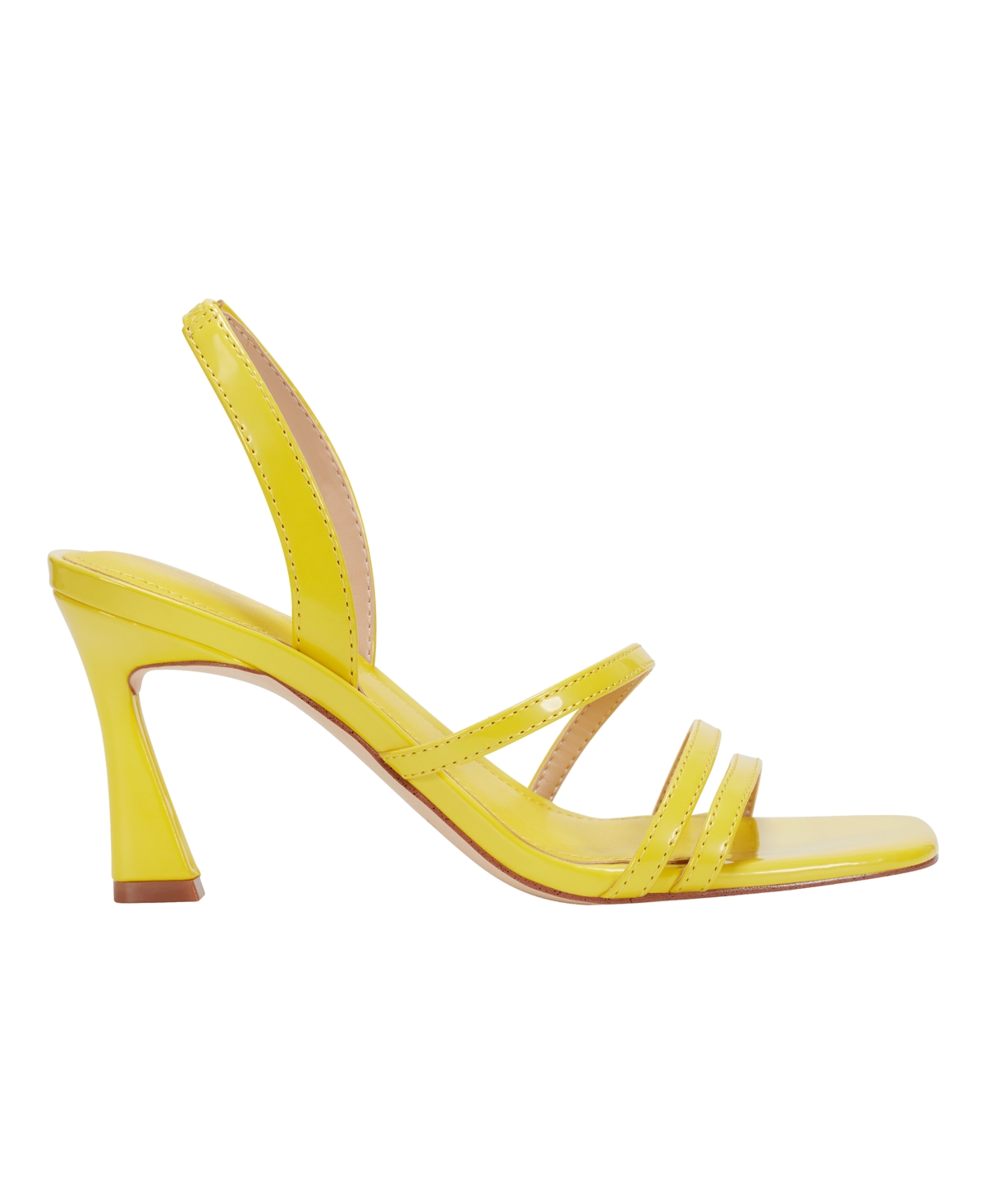 Marc Fisher Women's Nalina Strappy Slip-on Sandals In Yellow