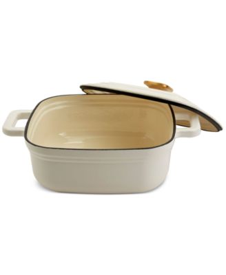 Smith & Clark Enameled Cast Iron 4-Qt. Square Dutch Oven