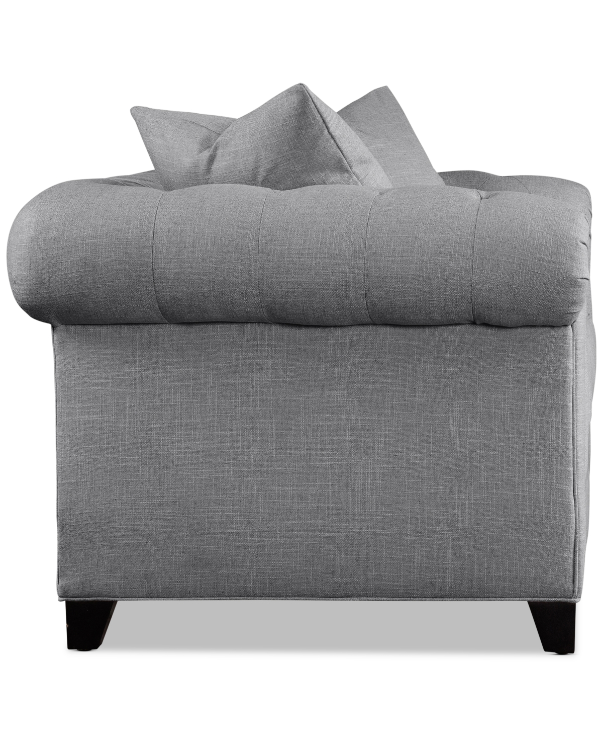 Jonathan Louis Kallison Fabric Loveseat, Exclusively At Macy's In Gray