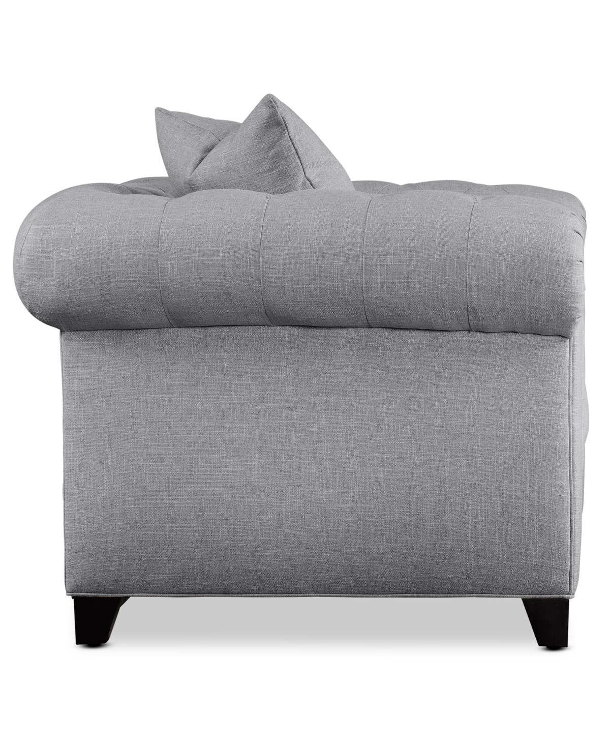 Jonathan Louis Kallison Fabric Arm Chair, Exclusively At Macy's In Gray
