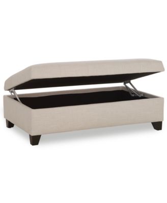 Kallison Fabric Storage Ottoman, Exclusively at Macy's