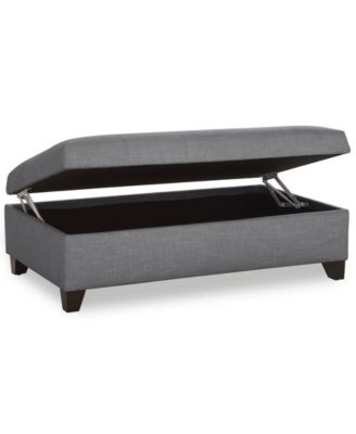 Kallison Fabric Storage Ottoman
