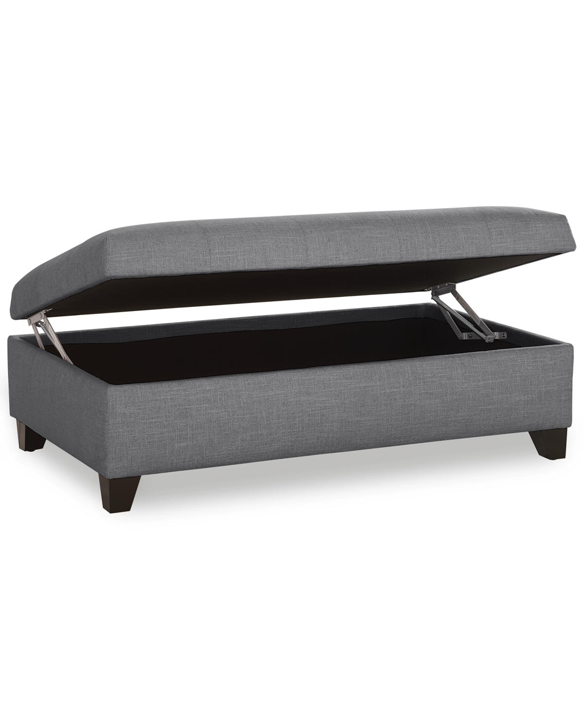Jonathan Louis Kallison Fabric Storage Ottoman, Exclusively At Macy's In Gray